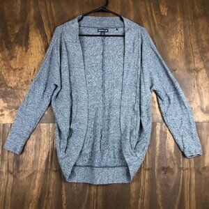 Toad&Co Womens Sweater Gray Cardigan Cocoon Cabincore Normcore Hemp Stretch S